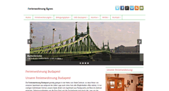 Desktop Screenshot of ferienwohnungbudapest.de