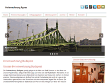 Tablet Screenshot of ferienwohnungbudapest.de